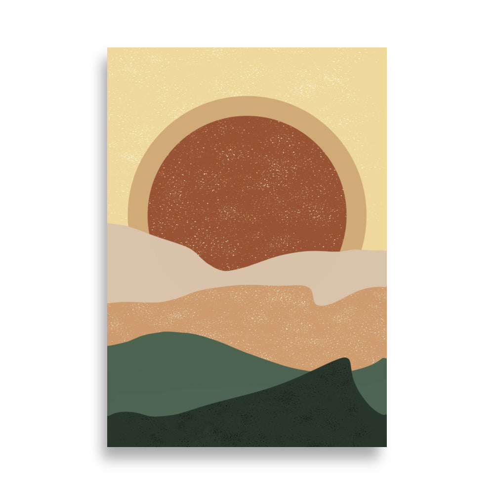 Affiche - Lever de soleil