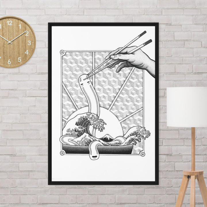 Gerahmte Leinwand - Ghibli Ramen artlia
