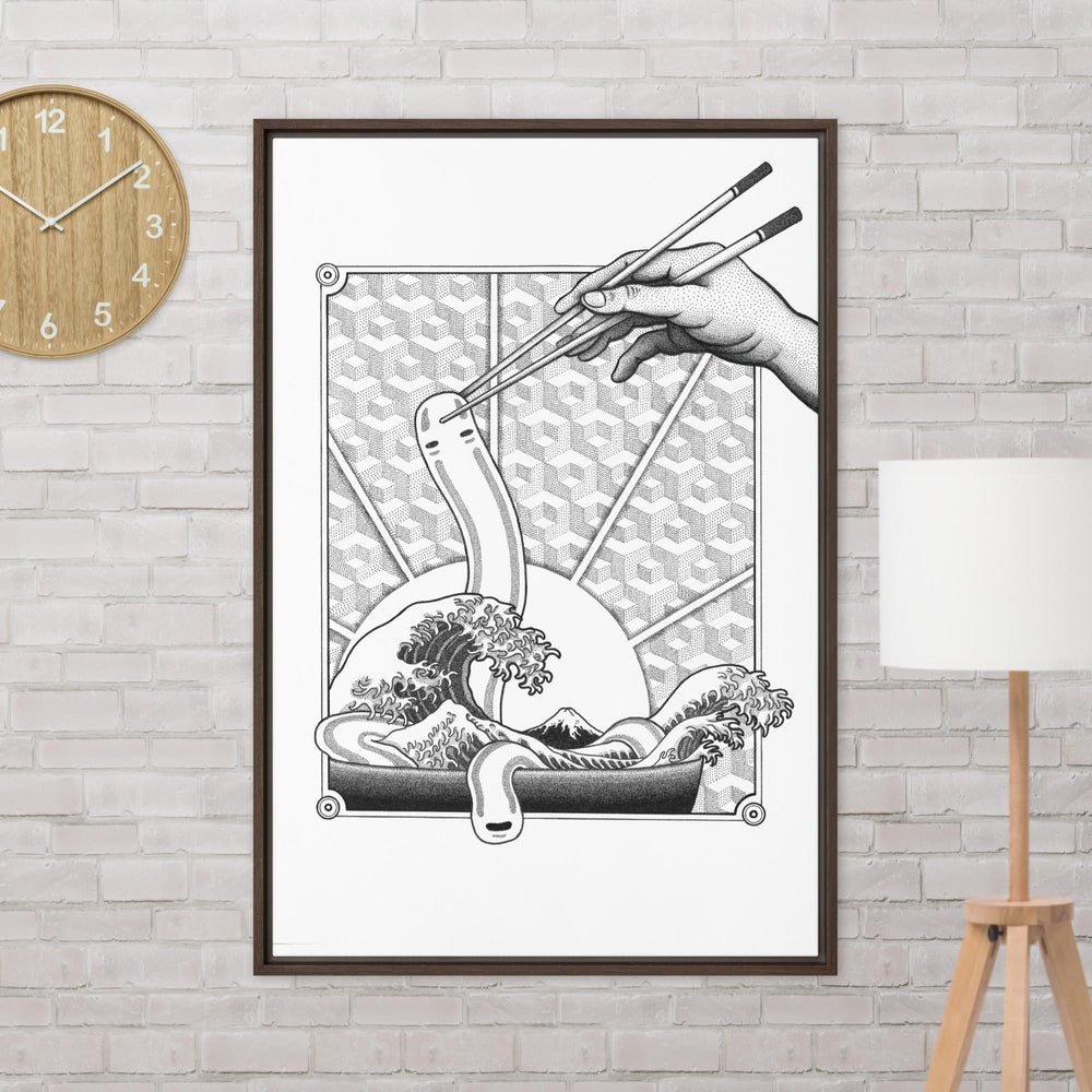 Gerahmte Leinwand - Ghibli Ramen artlia
