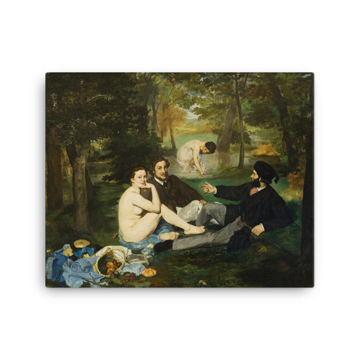 Gerahmte Leinwand - Lunch on the Grass, Edouard Manet ohne Rahmen / 41x51 cm (16″×20″) artlia