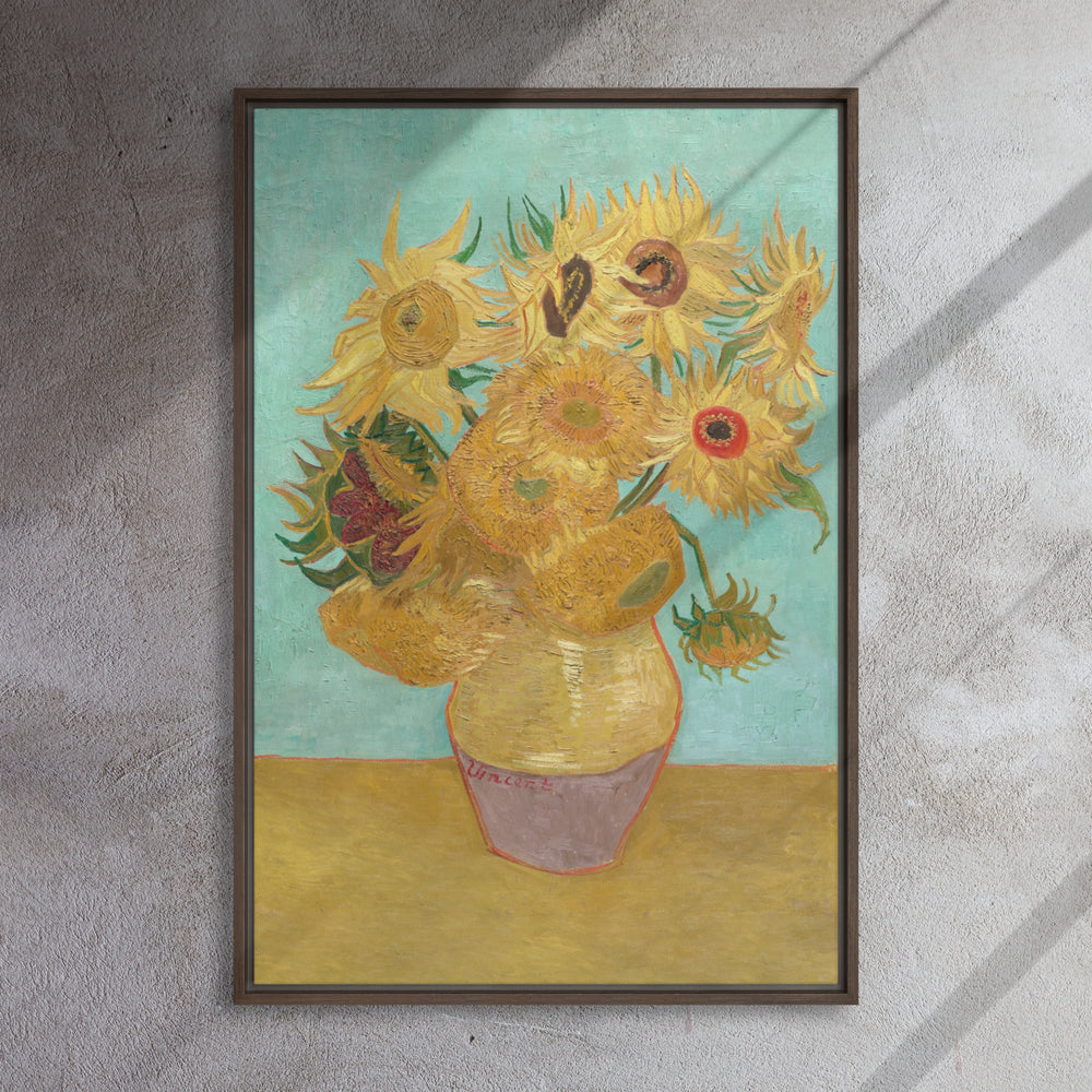 Gerahmte Leinwand - Sonnenblumen, 1889 artlia