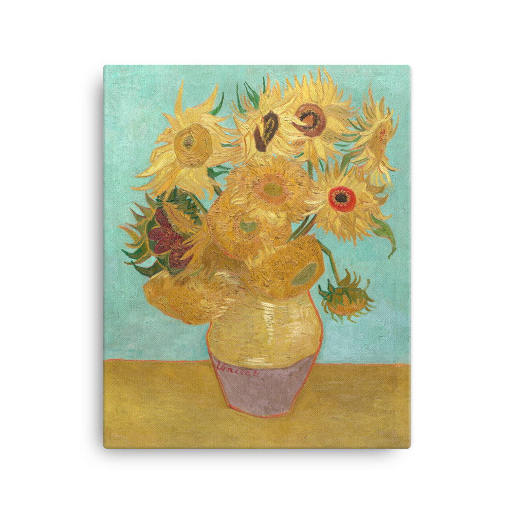Gerahmte Leinwand - Sonnenblumen, 1889 ohne Rahmen / 41x51 cm (16″×20″) artlia