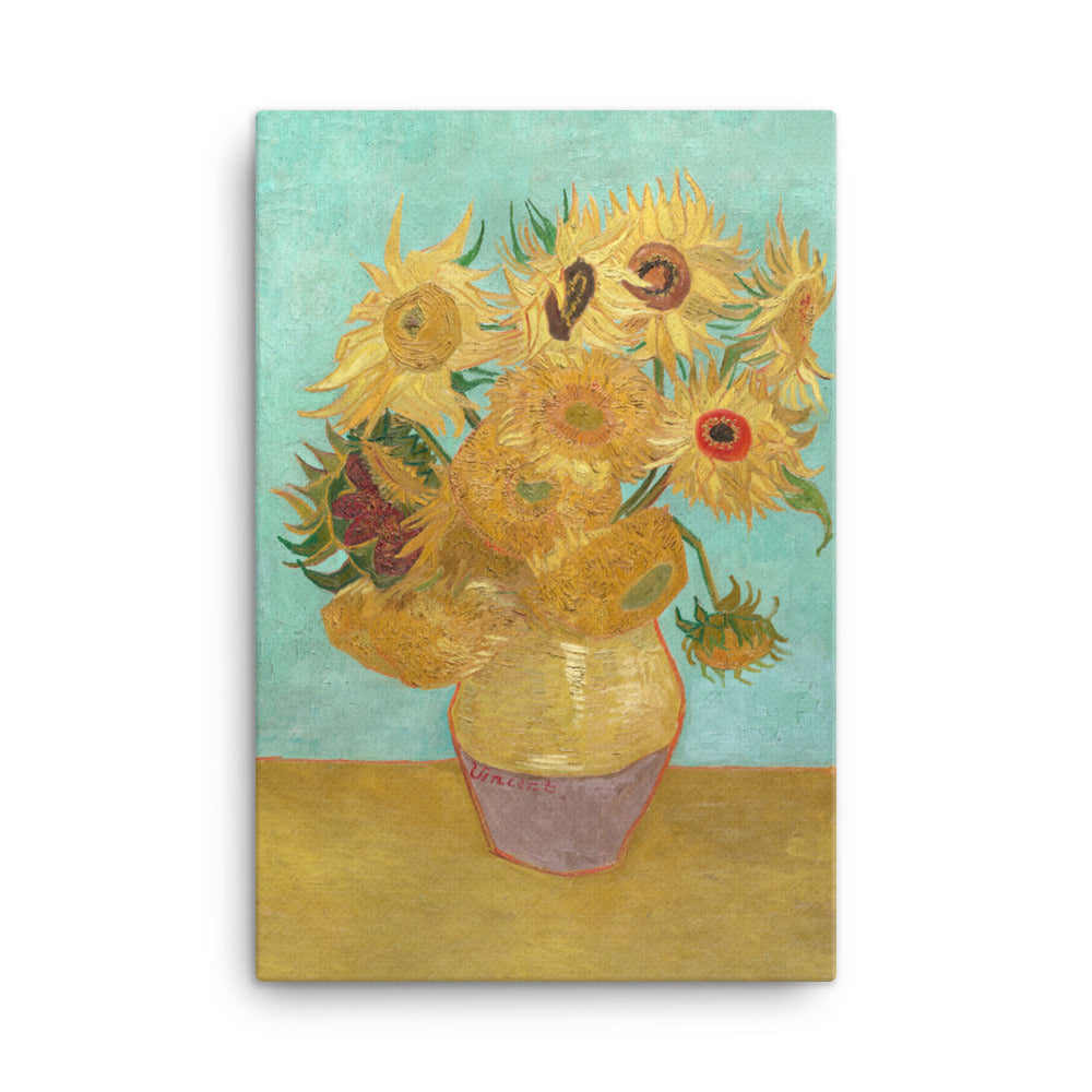 Gerahmte Leinwand - Sonnenblumen, 1889 ohne Rahmen / 61x91 cm (24″×36″) artlia