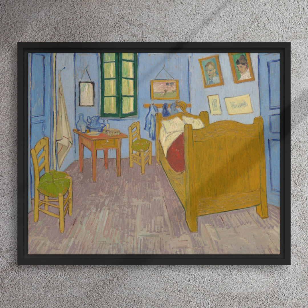 Gerahmte Leinwand - Van Gogh, Das Schlafzimmer in Arles artlia