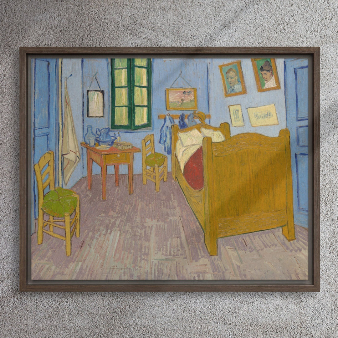 Gerahmte Leinwand - Van Gogh, Das Schlafzimmer in Arles artlia
