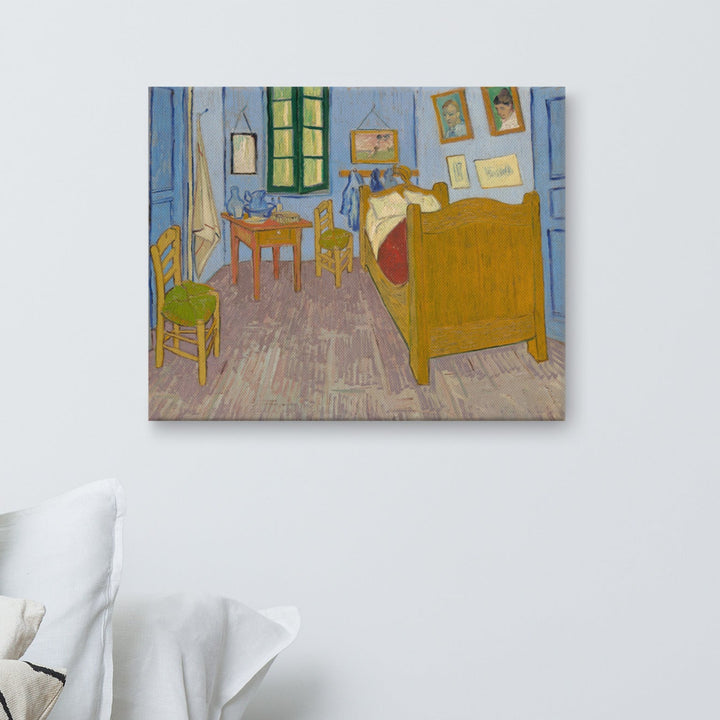 Gerahmte Leinwand - Van Gogh, Das Schlafzimmer in Arles artlia