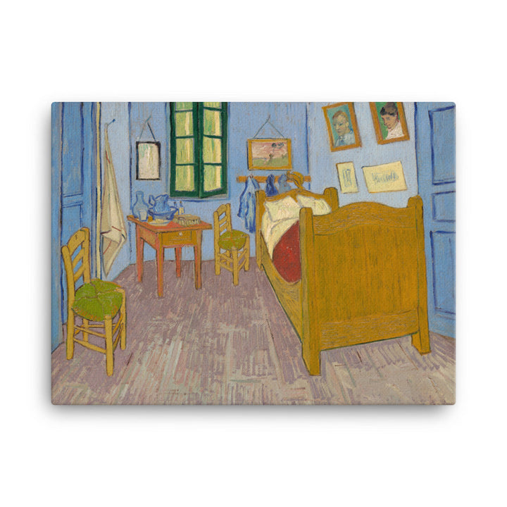 Gerahmte Leinwand - Van Gogh, Das Schlafzimmer in Arles ohne Rahmen / 30x41 cm (12″×16″) artlia