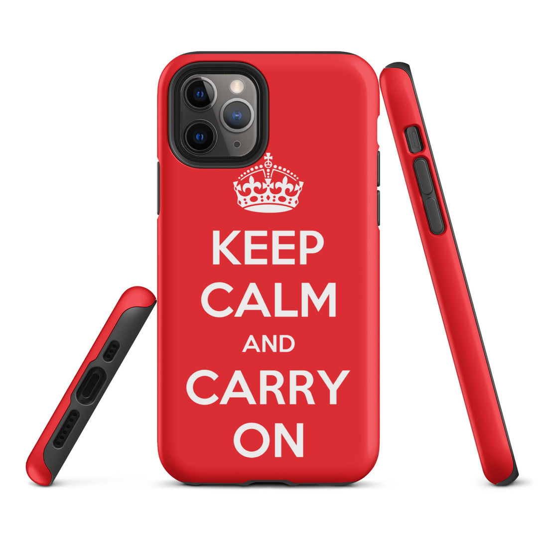 Hardcase iPhone® Handyhülle - Keep Calm and Carry on iPhone 11 Pro artlia