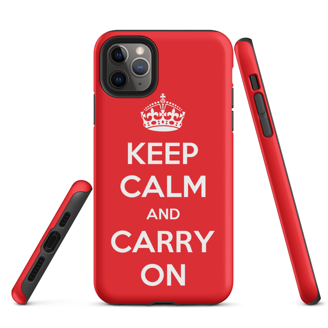 Hardcase iPhone® Handyhülle - Keep Calm and Carry on iPhone 11 Pro Max artlia