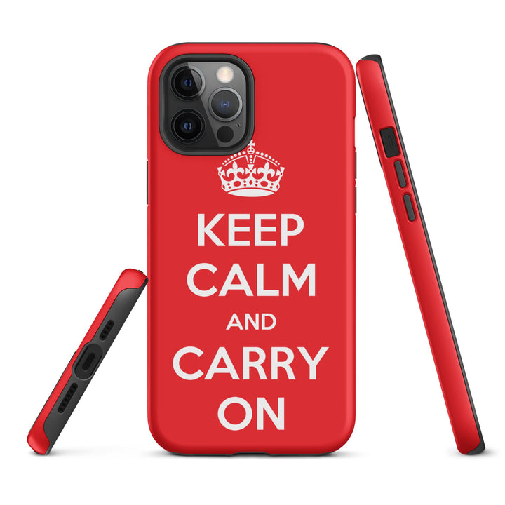 Hardcase iPhone® Handyhülle - Keep Calm and Carry on iPhone 12 Pro Max artlia
