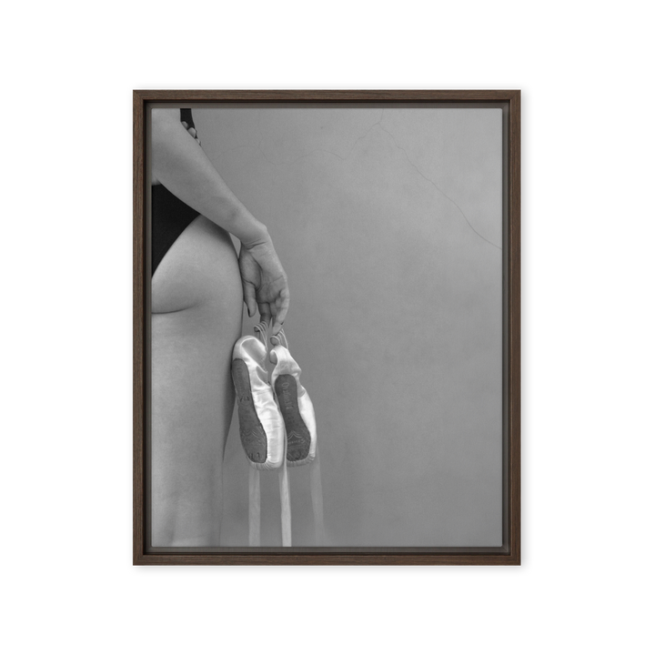 Leinwand - Ballettschuhe Braun / 41x51 cm (16″×20″) artlia
