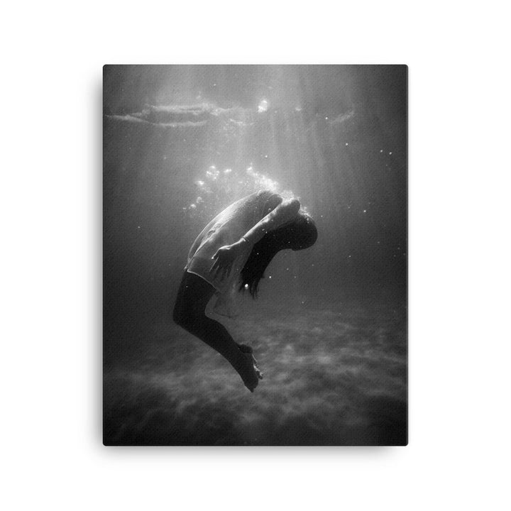 Leinwand - girl in the water 41x51 cm artlia