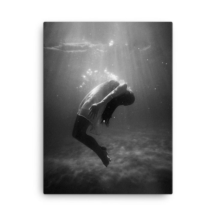 Leinwand - girl in the water 30x41 cm artlia