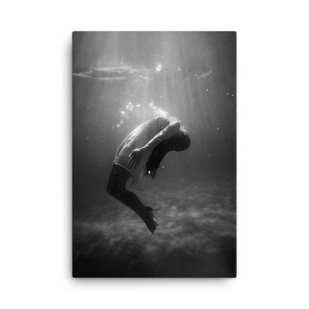 Leinwand - girl in the water 61x91 cm artlia