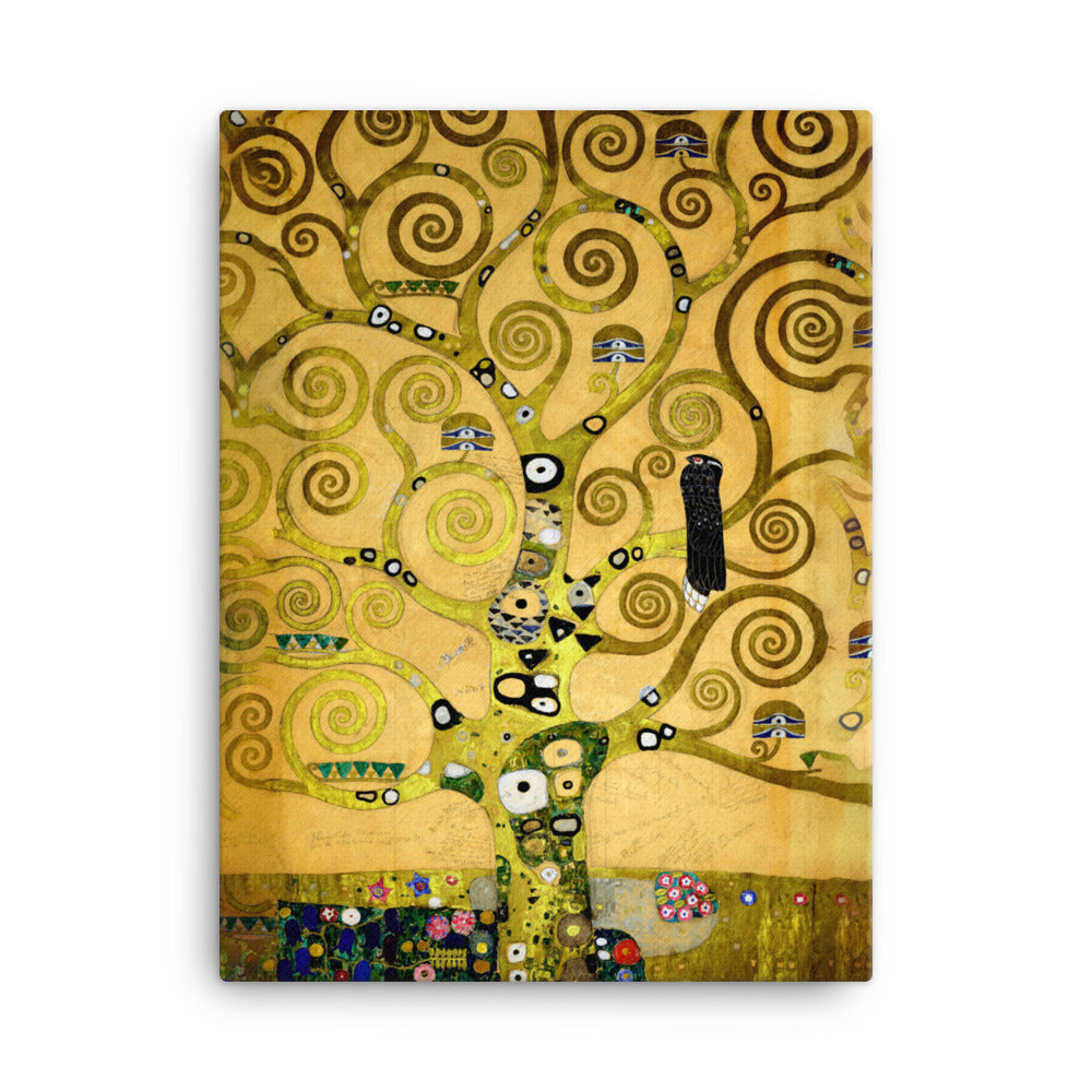 Leinwand - Gustav Klimt, der Lebensbaum ohne / 31x41 cm (12″×16″) artlia