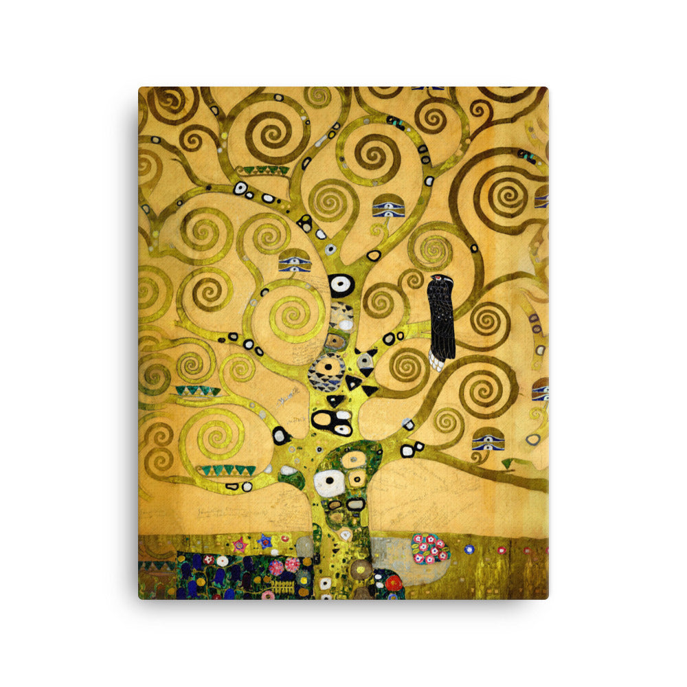 Leinwand - Gustav Klimt, der Lebensbaum ohne / 41x51 cm (16″×20″) artlia