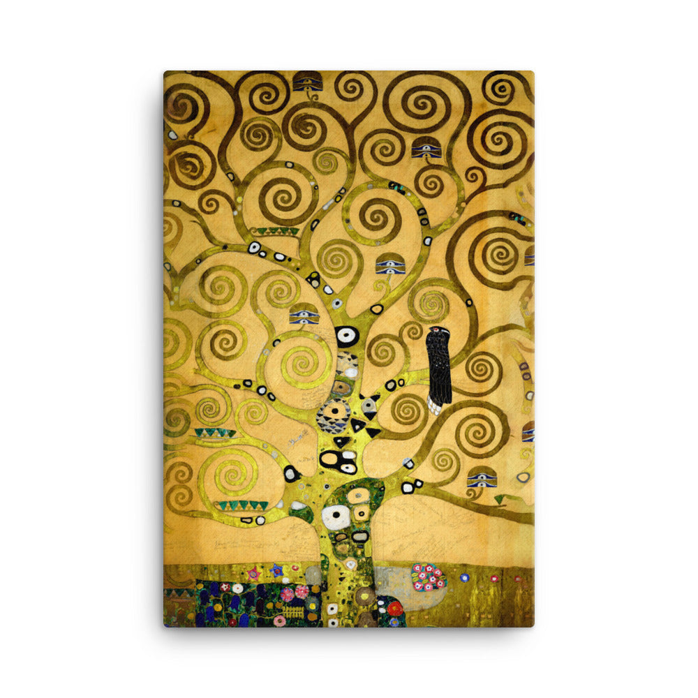 Leinwand - Gustav Klimt, der Lebensbaum ohne / 61x91 cm (24″×36″) artlia