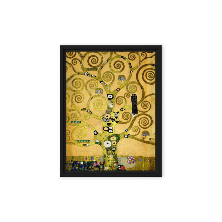 Leinwand - Gustav Klimt, der Lebensbaum Schwarz / 31x41 cm (12″×16″) artlia