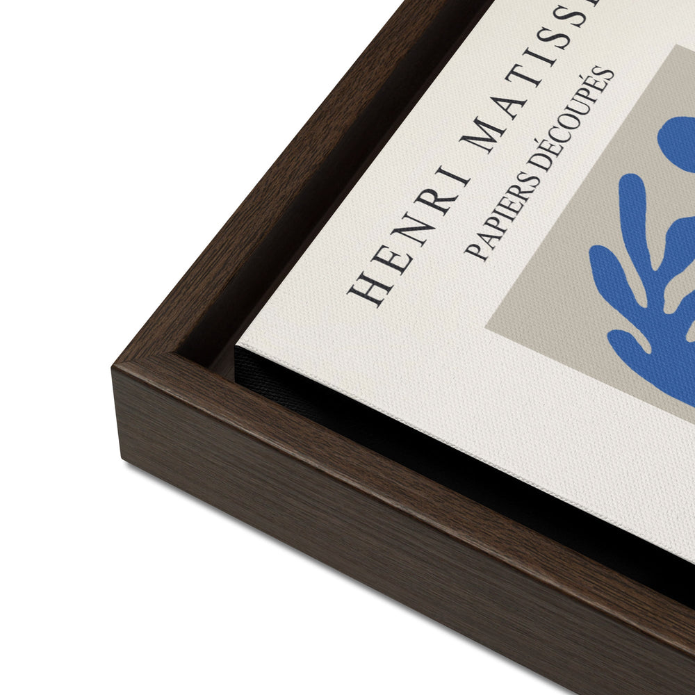 Leinwand - Henri Matisse, Papier Découpés blauer Garten I artlia