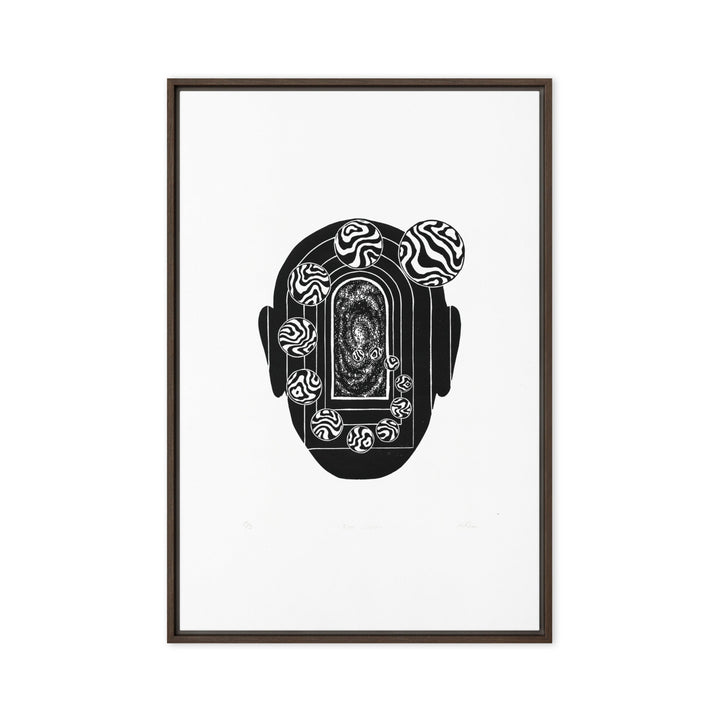 Leinwand - Inner Space Braun / 61x91 cm (24″×36″) artlia