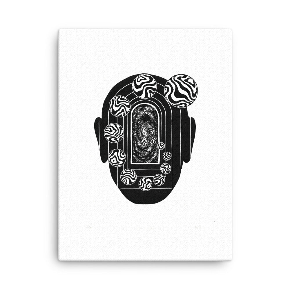 Leinwand - Inner Space ohne Rahmen / 31x41 cm (12″×16″) artlia
