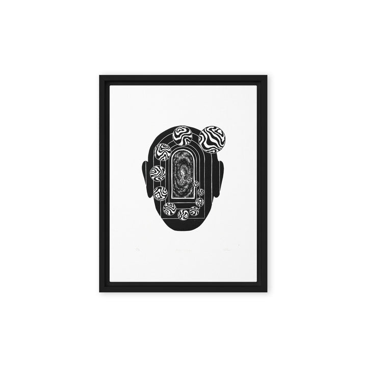 Leinwand - Inner Space Schwarz / 31x41 cm (12″×16″) artlia