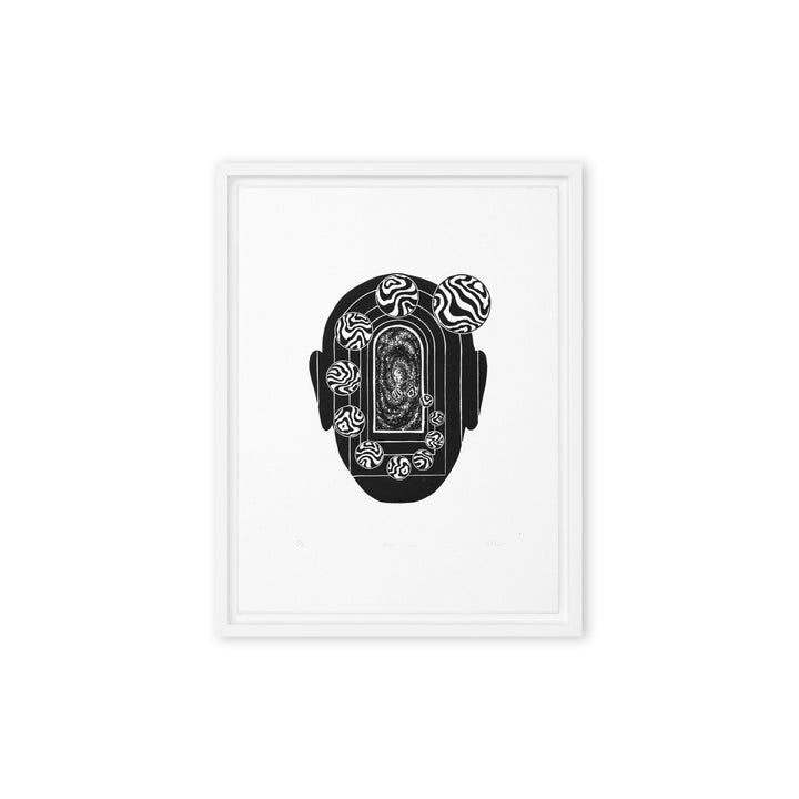 Leinwand - Inner Space Weiß / 31x41 cm (12″×16″) artlia