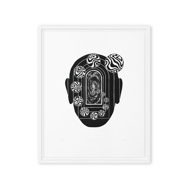 Leinwand - Inner Space Weiß / 41x51 cm (16″×20″) artlia