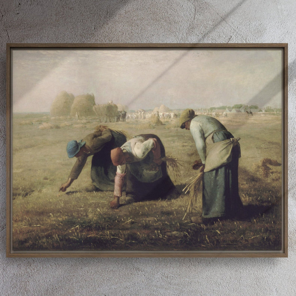 Leinwand - Jean-François Millet, Die Ährenleserinnen artlia