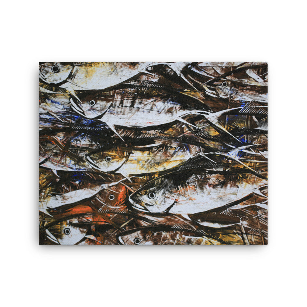 Leinwand - Makrelen 41x51 cm artlia