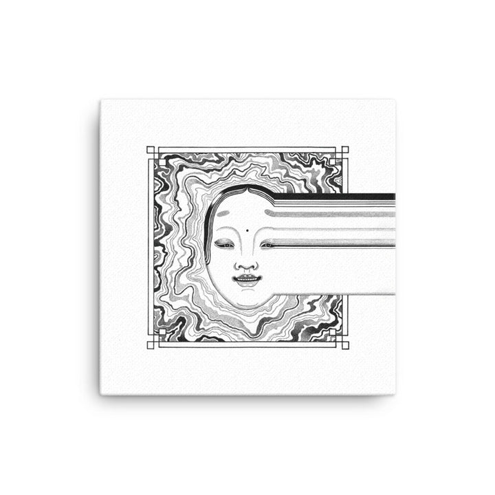 Leinwand - Noh 2 ohne Rahmen / 31x31 cm (12″×12″) artlia