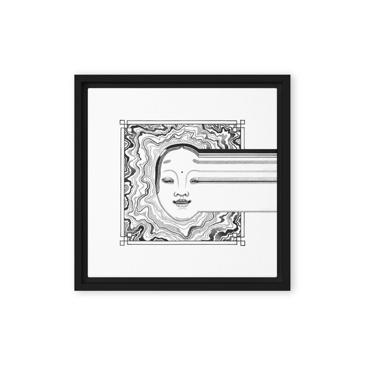 Leinwand - Noh 2 Schwarz / 31x31 cm (12″×12″) artlia