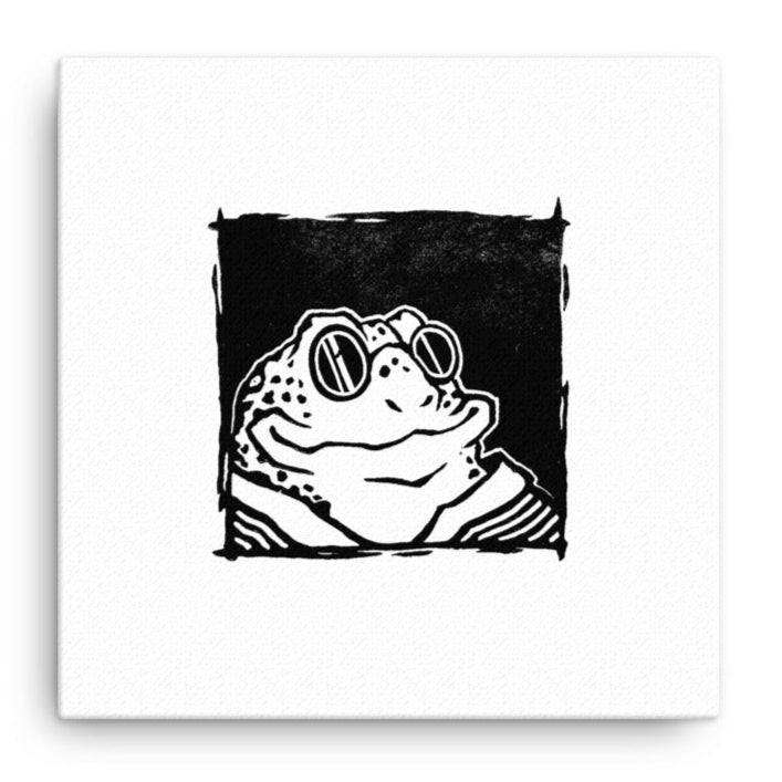 Leinwand - Pavel Frosch ohne Rahmen / 31x31 cm (12″×12″) artlia