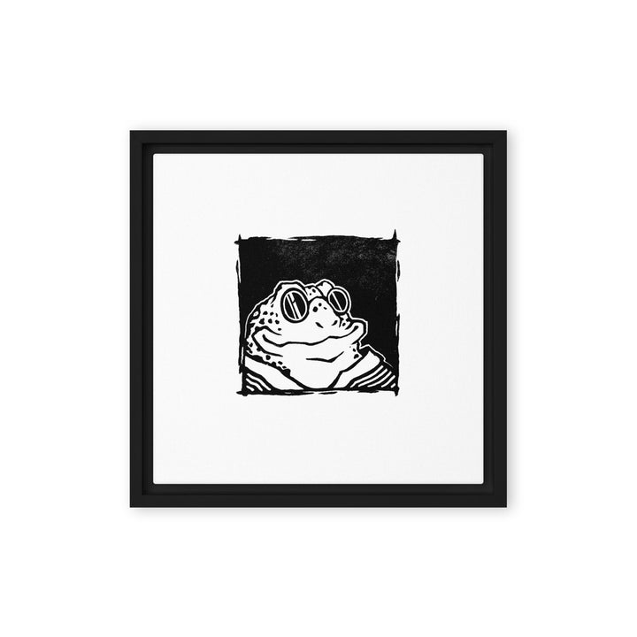 Leinwand - Pavel Frosch Schwarz / 31x31 cm (12″×12″) artlia