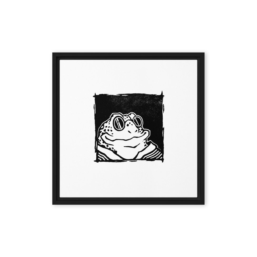 Leinwand - Pavel Frosch Schwarz / 41x41 cm (16″×16″) artlia