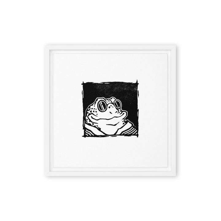 Leinwand - Pavel Frosch Weiß / 31x31 cm (12″×12″) artlia