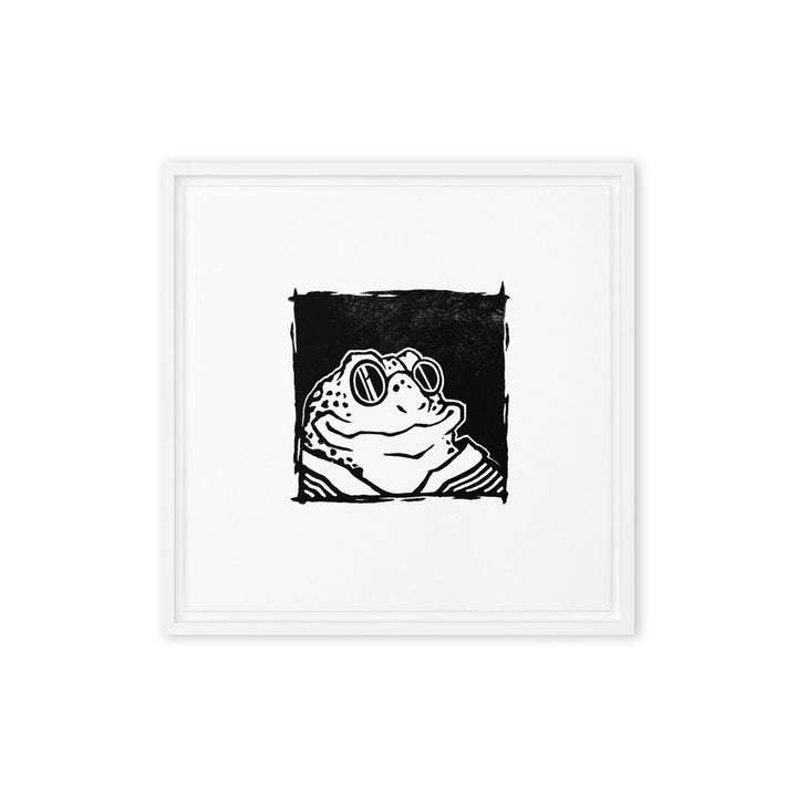 Leinwand - Pavel Frosch Weiß / 41x41 cm (16″×16″) artlia