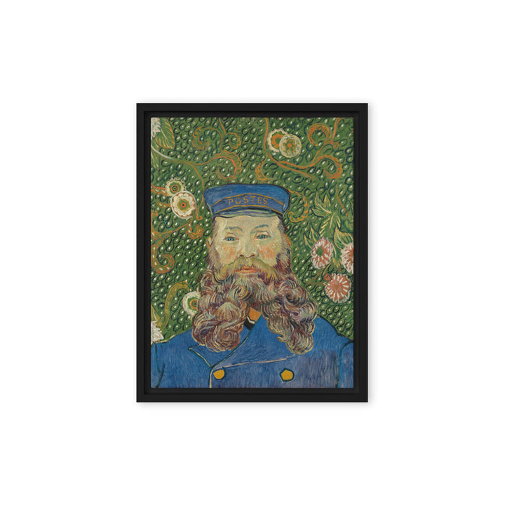 Leinwand - Van Gogh, Der Postbote, Porträt von Joseph Roulin Schwarz / 31x41 cm (12″×16″) artlia