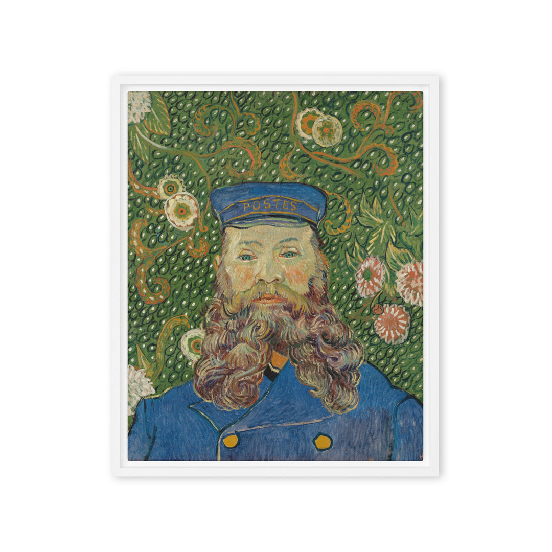 Leinwand - Van Gogh, Der Postbote, Porträt von Joseph Roulin Weiß / 41x51 cm (16″×20″) artlia