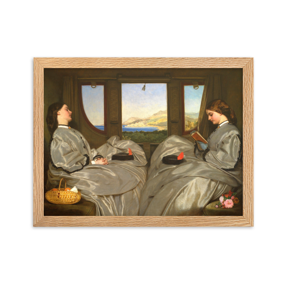 Poster - Augustus Leopold Egg, The Travelling Companions Oak / 30×40 cm artlia