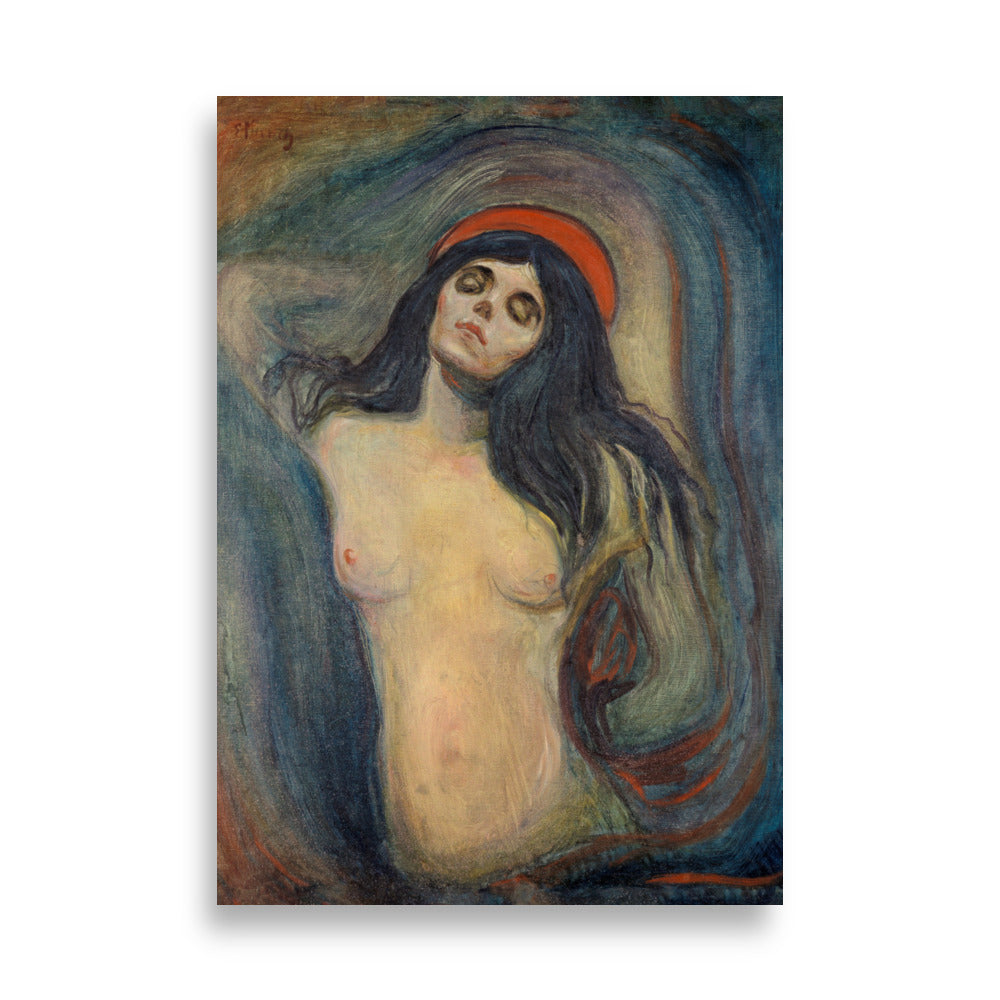 Poster - Edvard Munch, Madonna ohne Rahmen / 21×30 cm artlia