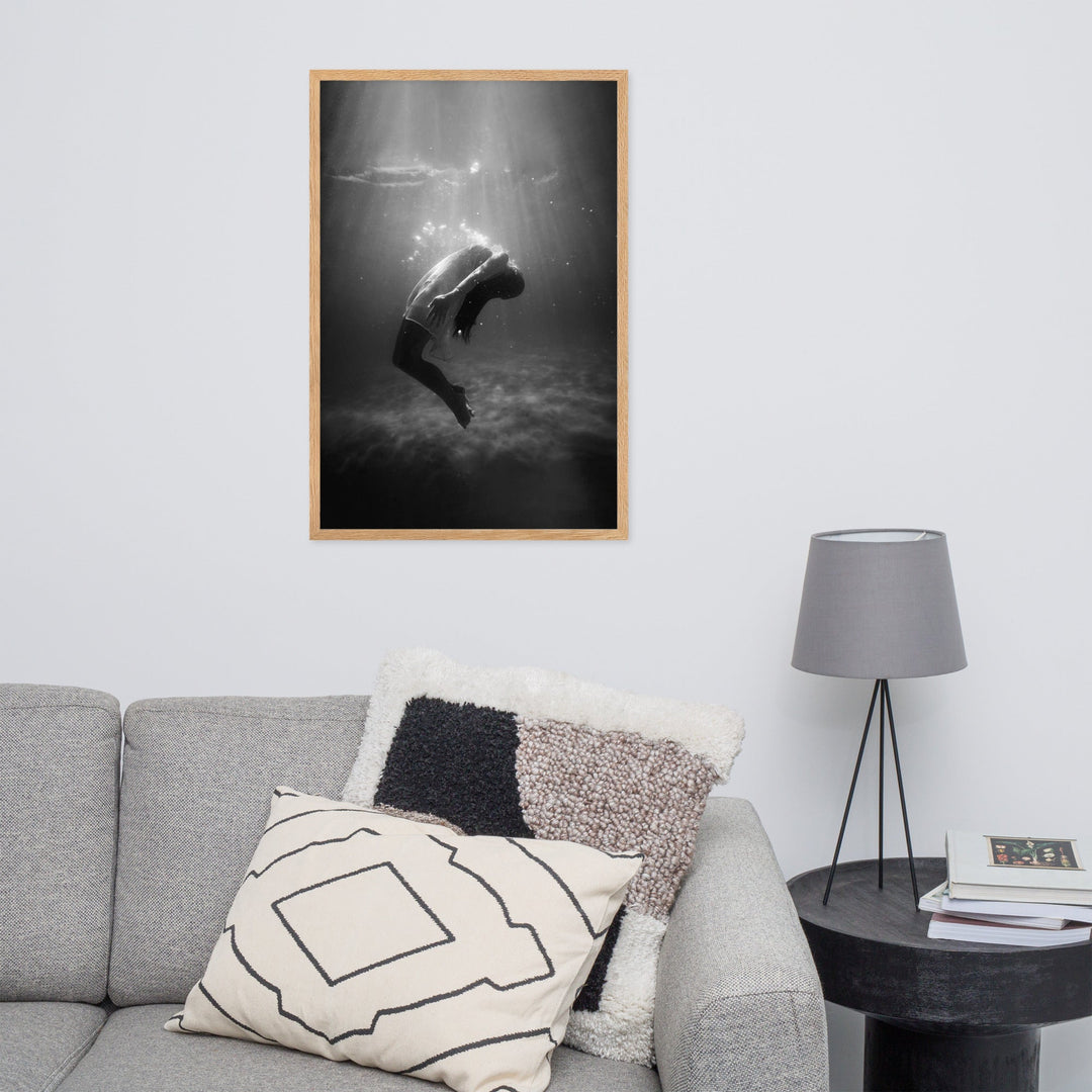 Poster - girl in the water artlia