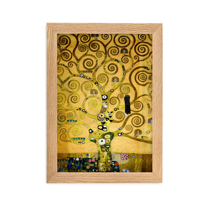 Poster - Gustav Klimt, der Lebensbaum Oak / 21×30 cm artlia