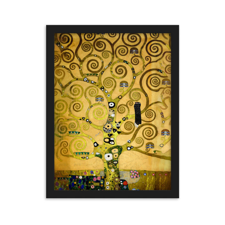 Poster - Gustav Klimt, der Lebensbaum Schwarz / 30×40 cm artlia