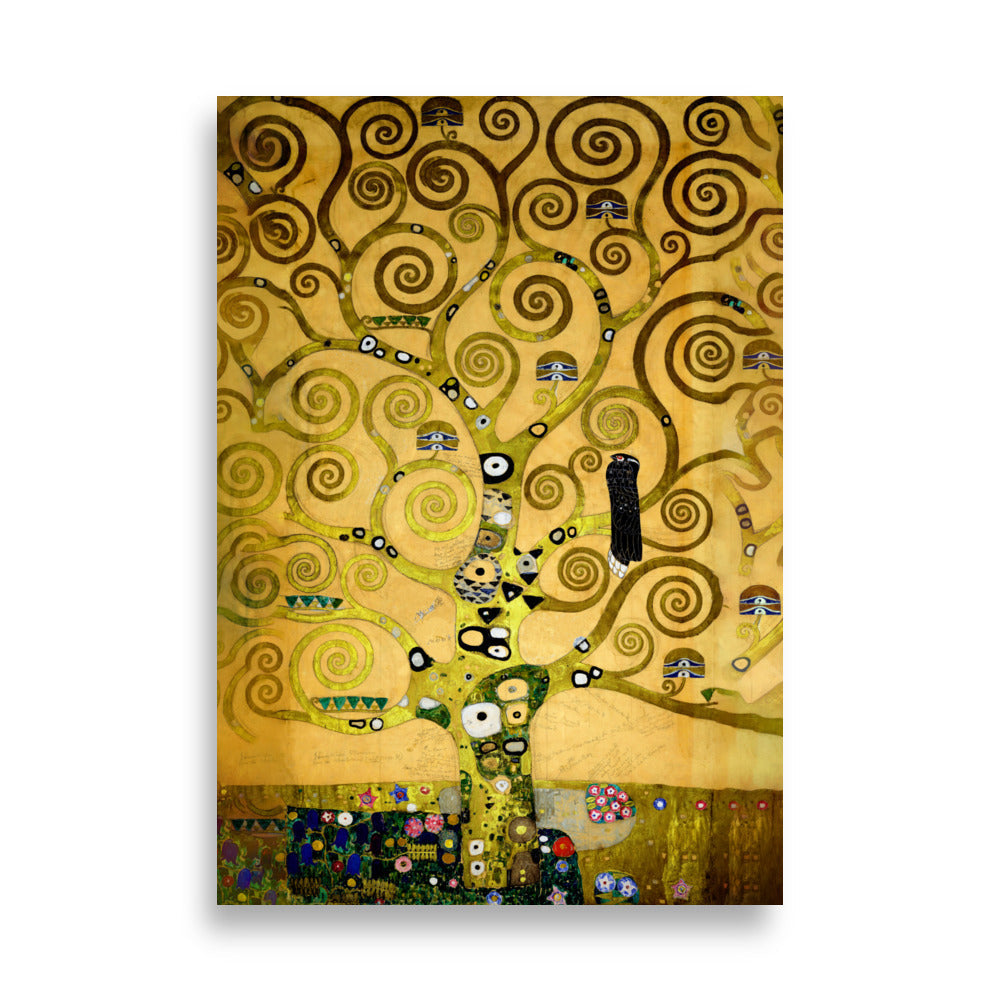Poster - Gustav Klimt, der Lebensbaum ohne Rahmen / 21×30 cm artlia