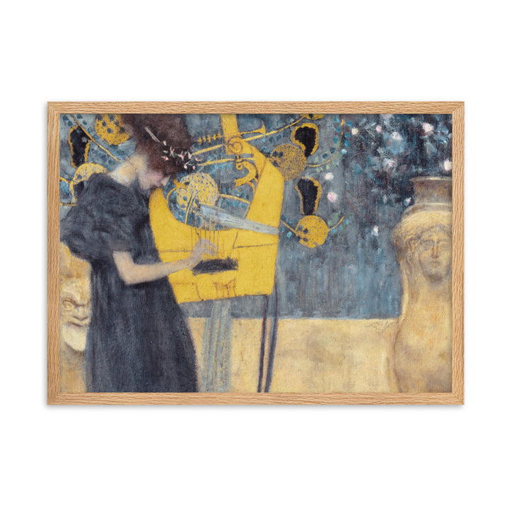 Poster - Gustav Klimt, Die Musik Oak / 50×70 cm artlia
