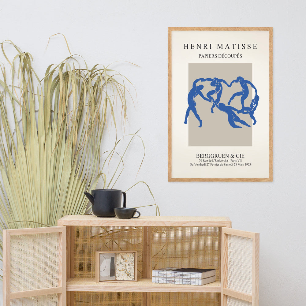 Poster - Henri Matisse, Papier Découpés blauer Tanz artlia