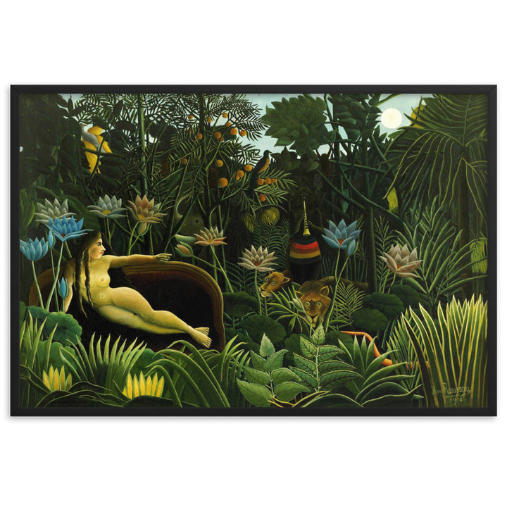 Poster - Henri Rousseau, Der Traum Schwarz / 61×91 cm artlia
