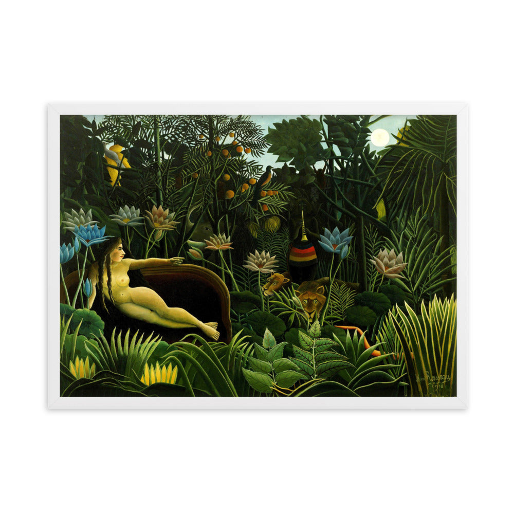 Poster - Henri Rousseau, Der Traum Weiß / 50×70 cm artlia