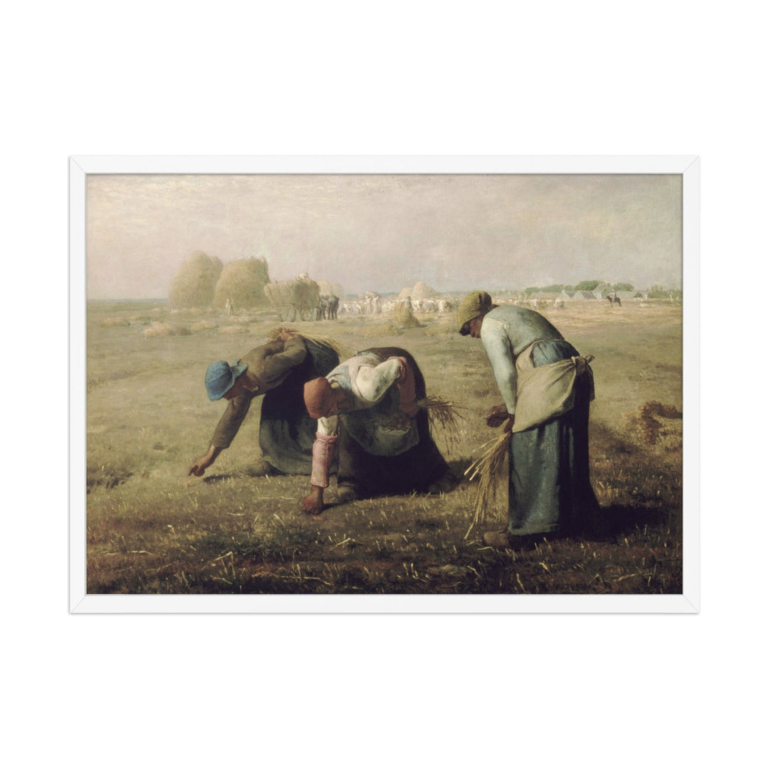 Poster - Jean-François Millet, Die Ährenleserinnen Weiß / 50×70 cm artlia